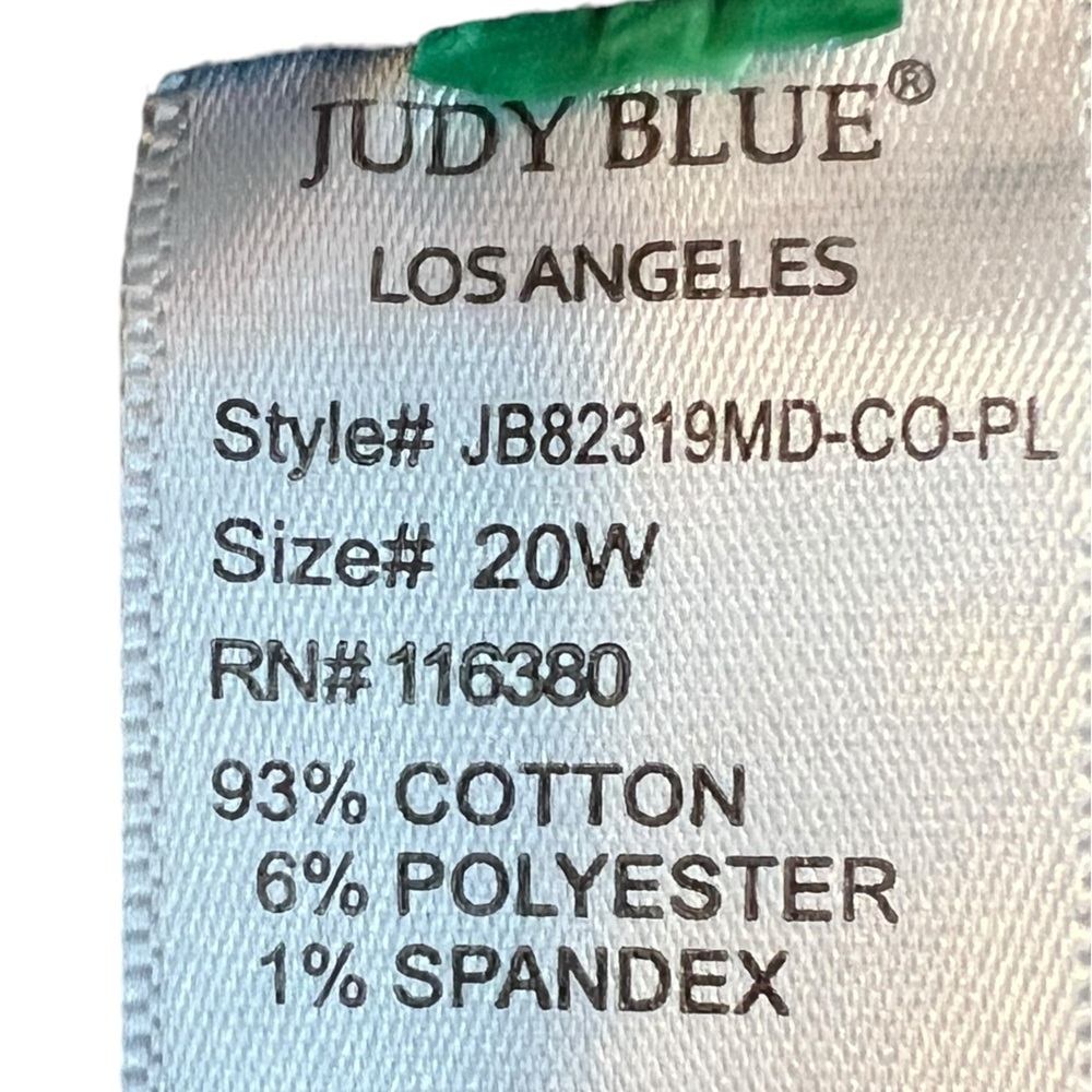 Judy Blue size  20W in excellent condition. - Picture 11 of 11